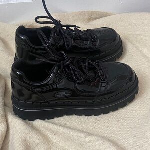 Skechers Jammers Cool Block – Patent Platform Oxford Shoes